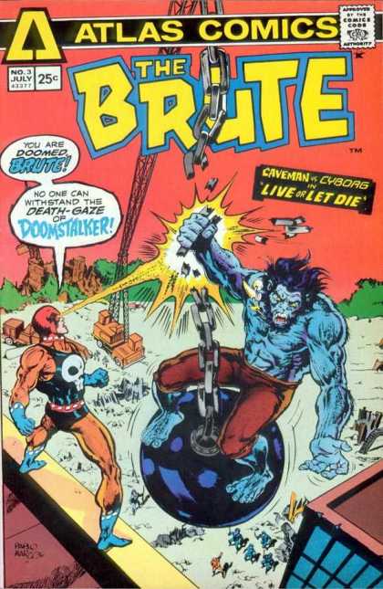 Brute 3 - Atlas Comics - Atlas - The Brute - Doomstalker - Fight