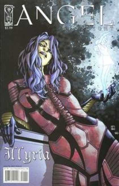 Buffy the Vampire Slayer Books - Angel Spotlight Illyria Comic Book One Shot Zach Howard Cover