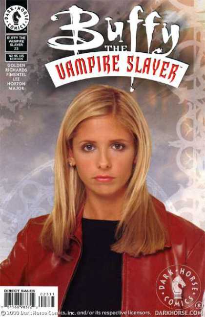 Buffy the Vampire Slayer 23 - Buffy Summers - Red Jacket - Black Shirt - Sarah Michelle Gellar - Graphic Art
