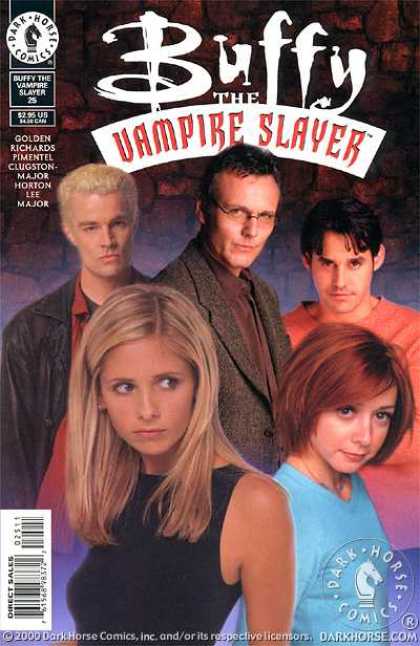 Buffy the Vampire Slayer 25 - Dark Horse Comics - Golden Richards Pimentel - Man - Woman - Direct Sales