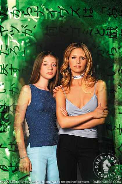 Buffy the Vampire Slayer 36 - Dark Horse Comics - Woman - Girl - Superhero - Green Background - Dave McCaig