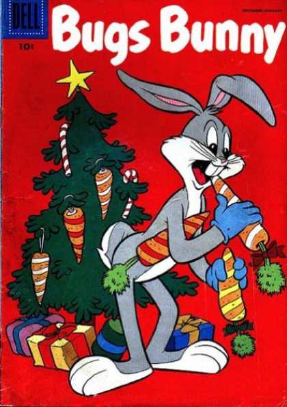 Bugs Bunny 46 - Presents - Christmas Tree - Carrot - Carrots - Ornaments