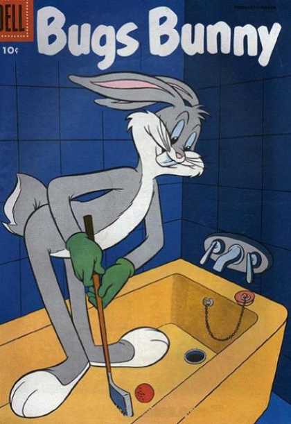Bugs Bunny 47 - Golf - Bathtub
