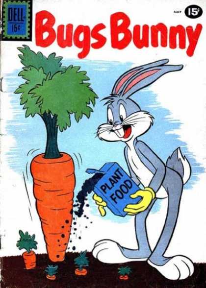 Bugs Bunny 78 - Plant Food - Rabbit - Carrot - Grow - Dell
