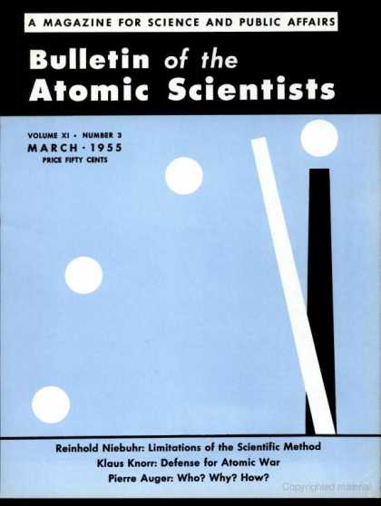 Bulletin of the Atomic Scientists - March 1955