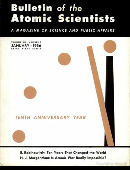 Bulletin of the Atomic Scientists - January 1956