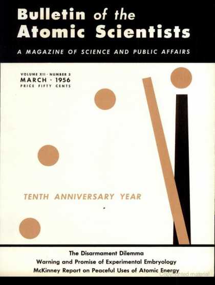 Bulletin of the Atomic Scientists - March 1956