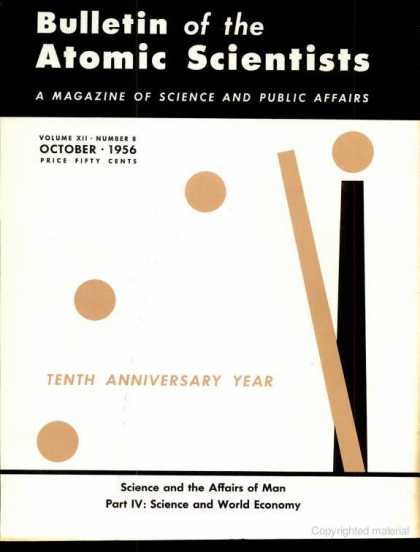 Bulletin of the Atomic Scientists - October 1956