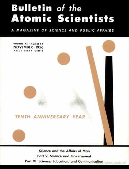 Bulletin of the Atomic Scientists - November 1956