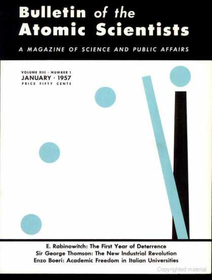 Bulletin of the Atomic Scientists - January 1957
