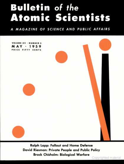Bulletin of the Atomic Scientists - May 1959