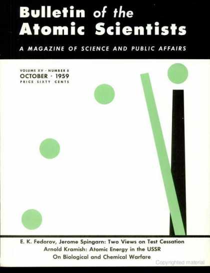 Bulletin of the Atomic Scientists - October 1959