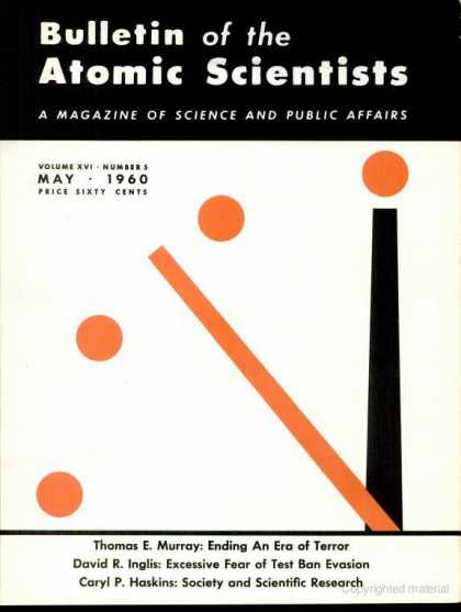 Bulletin of the Atomic Scientists - May 1960