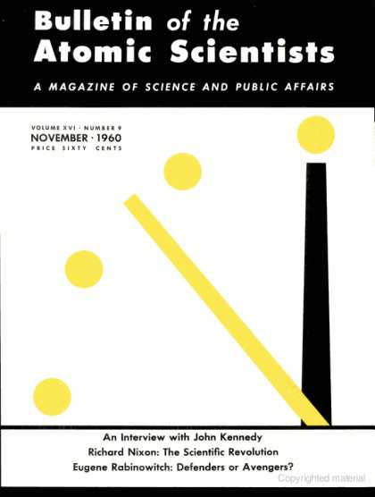Bulletin of the Atomic Scientists - November 1960
