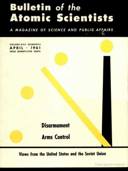 Bulletin of the Atomic Scientists - April 1961