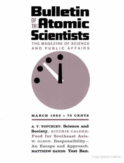 Bulletin of the Atomic Scientists - March 1963
