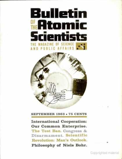 Bulletin of the Atomic Scientists - September 1963