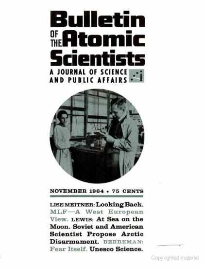 Bulletin of the Atomic Scientists - November 1964