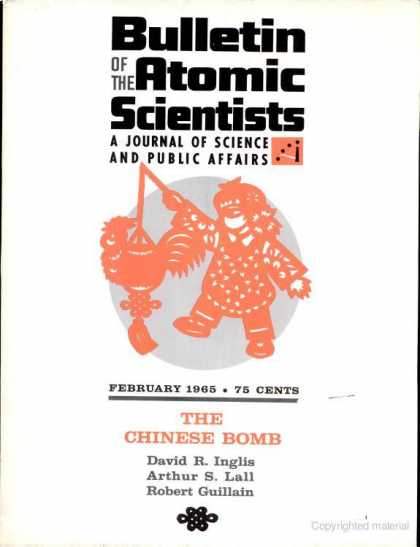 Bulletin of the Atomic Scientists - February 1965