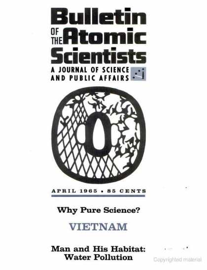 Bulletin of the Atomic Scientists - April 1965