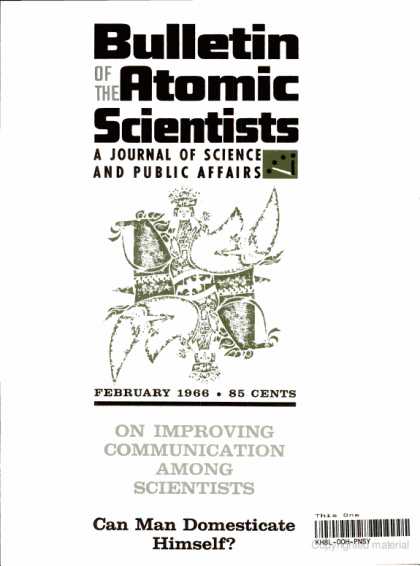 Bulletin of the Atomic Scientists - February 1966
