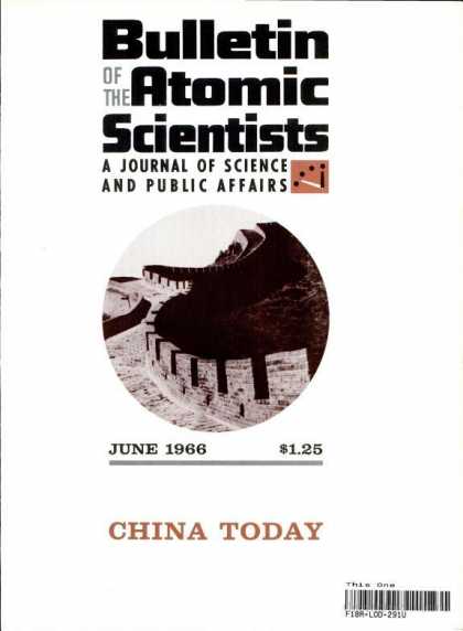 Bulletin of the Atomic Scientists - June 1966