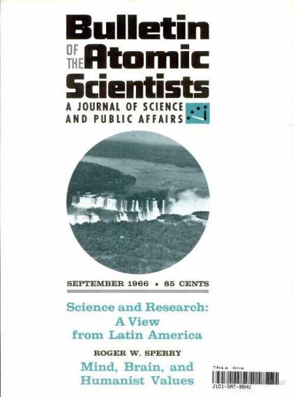 Bulletin of the Atomic Scientists - September 1966