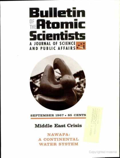 Bulletin of the Atomic Scientists - September 1967