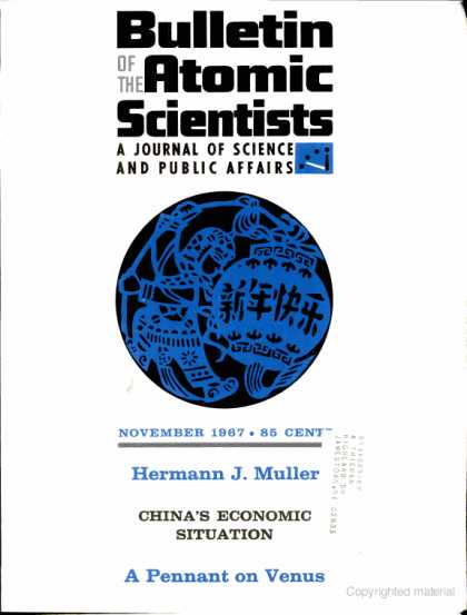 Bulletin of the Atomic Scientists - November 1967