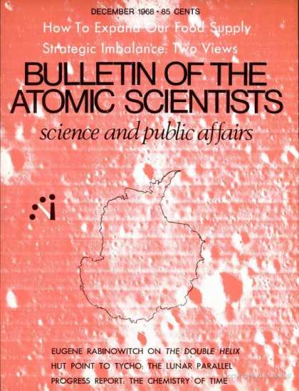 Bulletin of the Atomic Scientists - December 1968