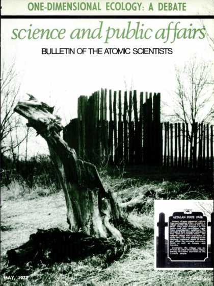 Bulletin of the Atomic Scientists - May 1975