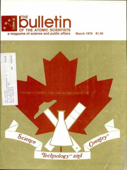 Bulletin of the Atomic Scientists - March 1976