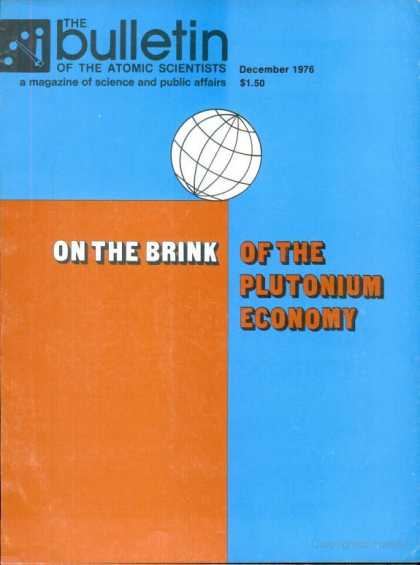 Bulletin of the Atomic Scientists - December 1976