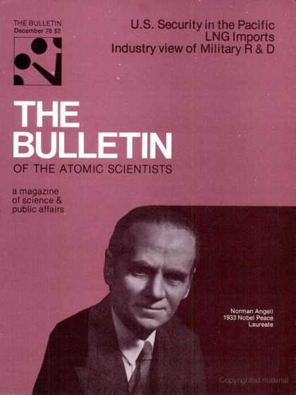Bulletin of the Atomic Scientists - December 1978