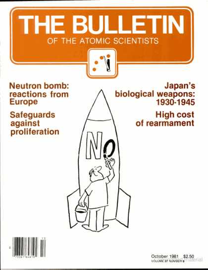 Bulletin of the Atomic Scientists - October 1981