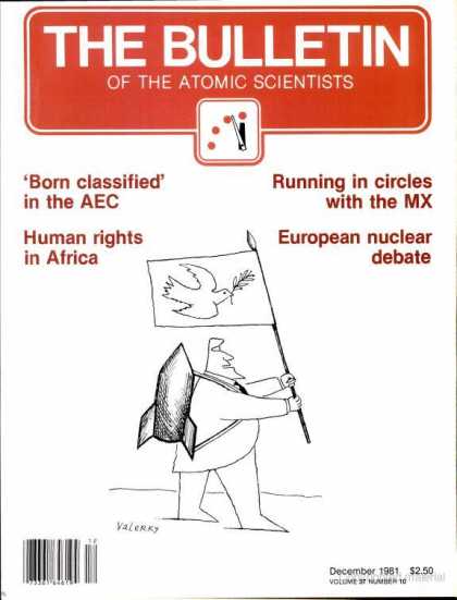 Bulletin of the Atomic Scientists - December 1981