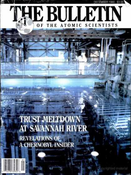 Bulletin of the Atomic Scientists - December 1990