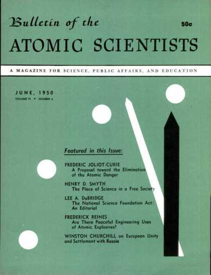 Bulletin of the Atomic Scientists - June 1950