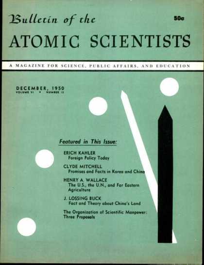 Bulletin of the Atomic Scientists - December 1950