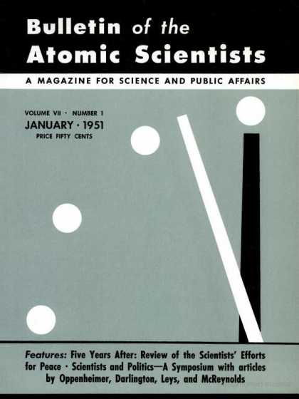 Bulletin of the Atomic Scientists - January 1951