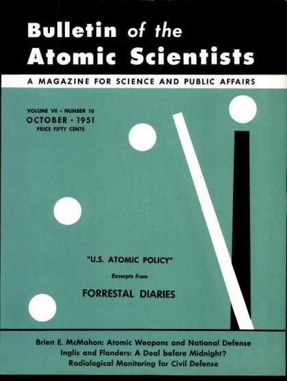 Bulletin of the Atomic Scientists - October 1951