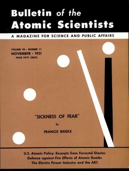 Bulletin of the Atomic Scientists - November 1951