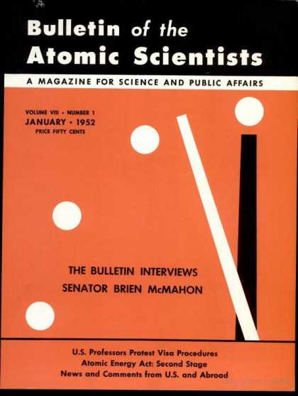 Bulletin of the Atomic Scientists - January 1952