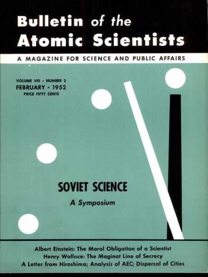 Bulletin of the Atomic Scientists - February 1952
