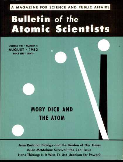 Bulletin of the Atomic Scientists - August 1952