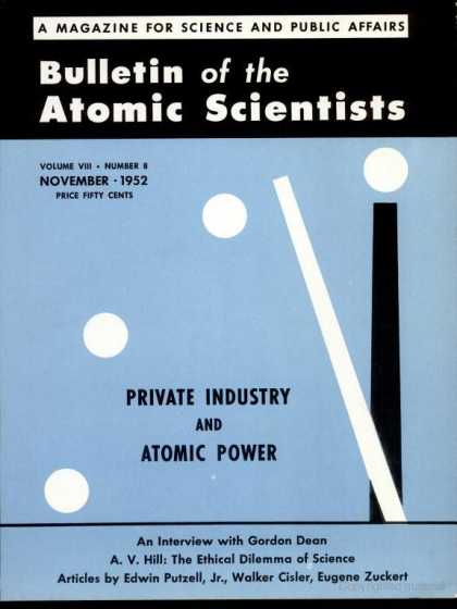 Bulletin of the Atomic Scientists - November 1952