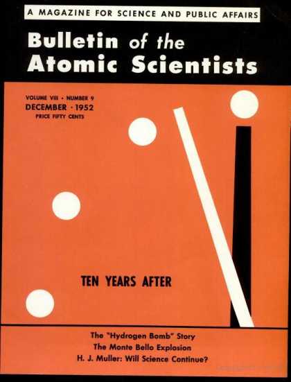 Bulletin of the Atomic Scientists - December 1952