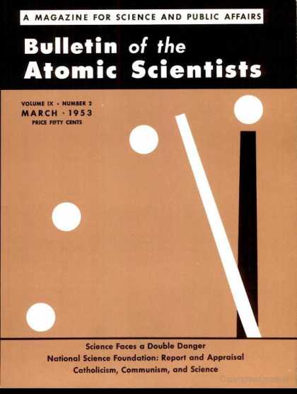 Bulletin of the Atomic Scientists - March 1953