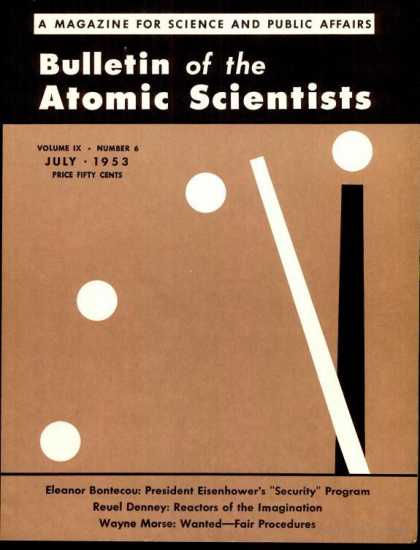 Bulletin of the Atomic Scientists - July 1953