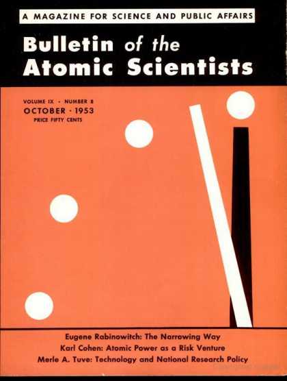 Bulletin of the Atomic Scientists - October 1953